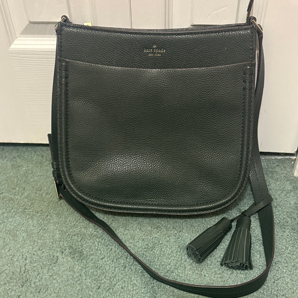 Kate Spade Dark Green Crossbody Bag